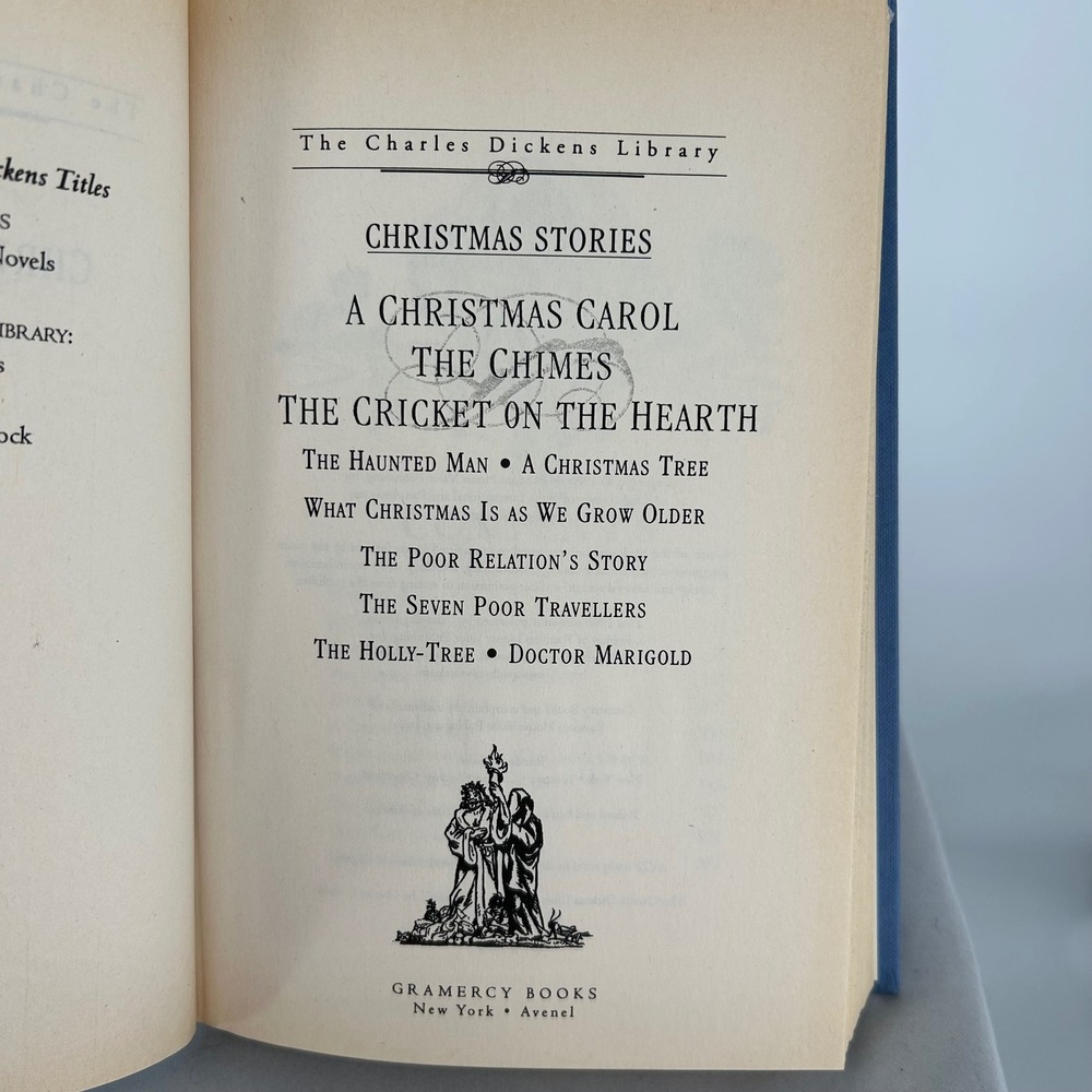 Charles Dickens Christmas‎ Stories A Christmas Carol Gramercy Books Hardcover